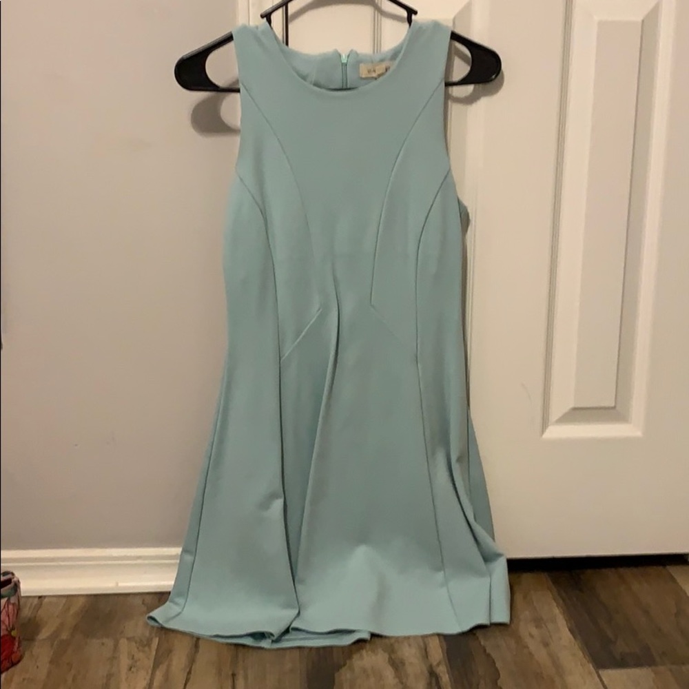 blue dress
